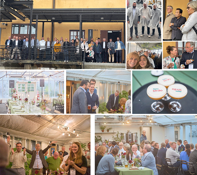 Photo collage from Systecon partner summit 2024 in Stockholm