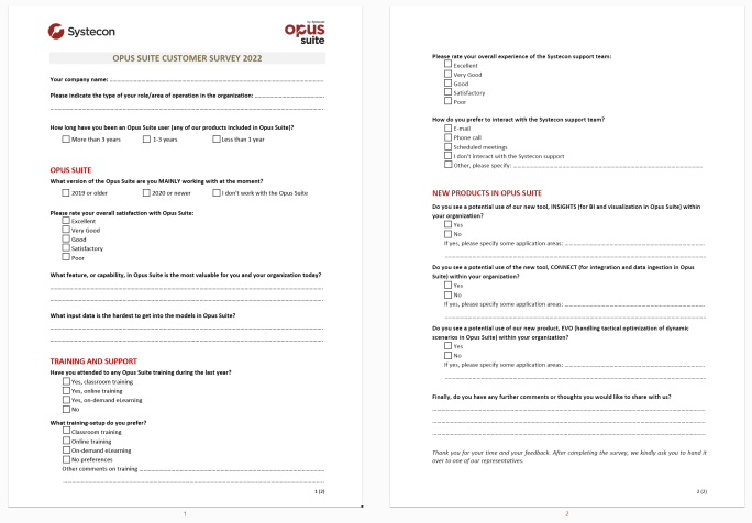 Customer Satisfaction Survey - London 2022