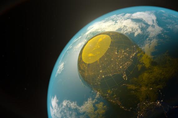Golden dome missile defense system United States USA security safeguarding surveillance military protection shield