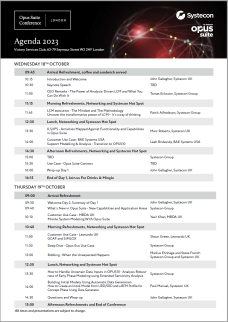 Agenda image - London