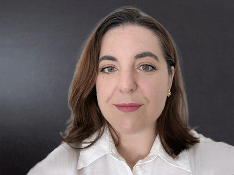 Systecon Guest Speaker photo of Silvia San Juan, Head of Material Solutions at Airbus Defence and Space, Spain