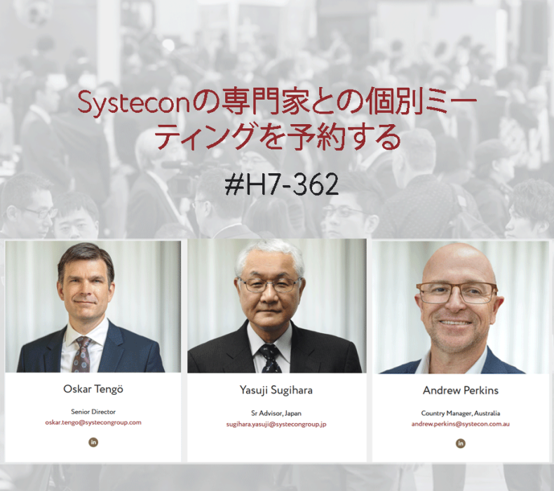 Systecon representatives at DSEI Japan