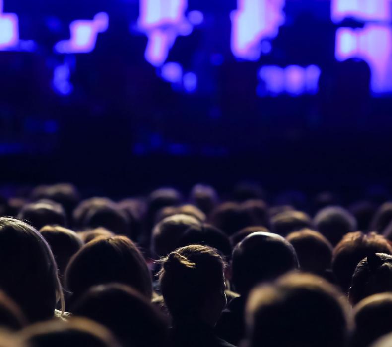 Photo of conference attendees 